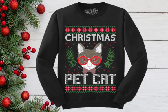 CHRISTMAS PET CAT