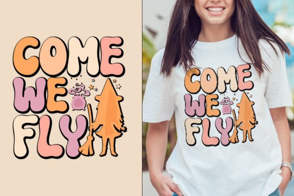 Come We Retro Halloween Svg Design