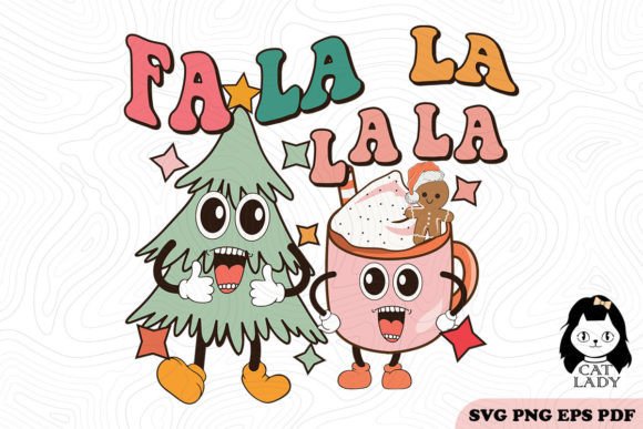 Fa La La La La Christmas SVG PNG