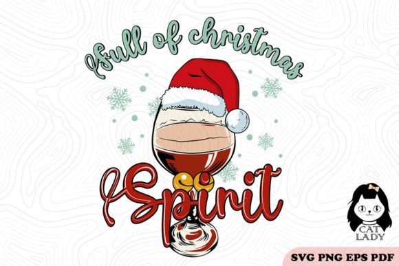 Full of Christmas Spirit SVG PNG