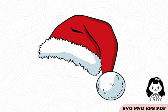 Santa Claus Hat Christmas SVG PNG