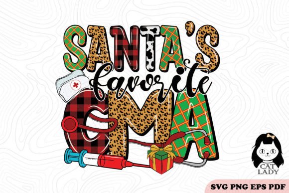 Santa's Favorite CMA Christmas SVG PNG